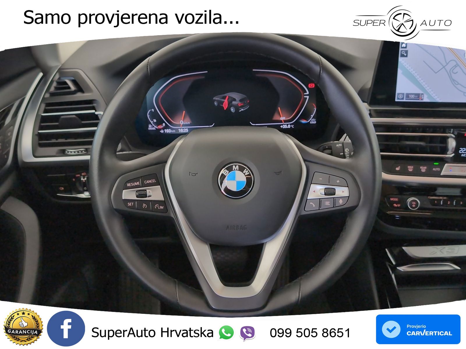 BMW X3 xDrive 20d Aut. 190 KS, KAM+LED+GR SJED+VIRT+NAVI