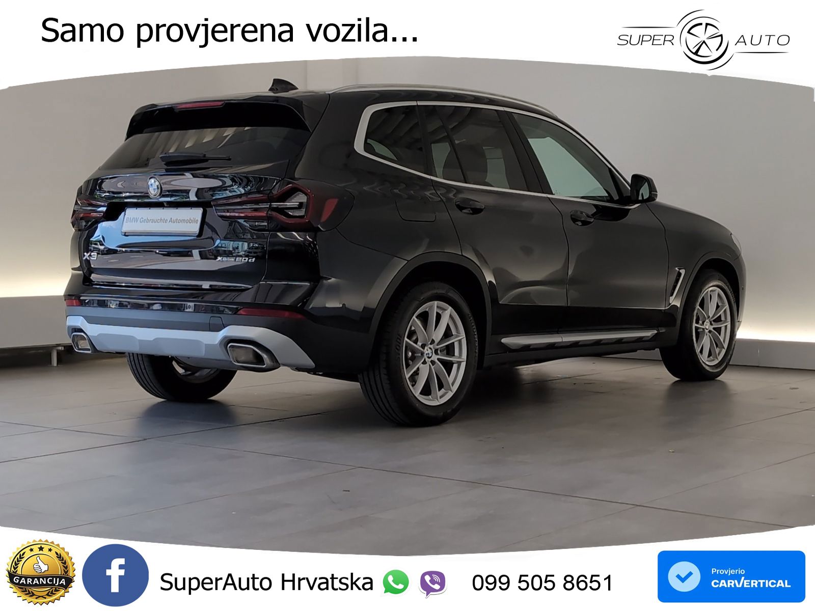 BMW X3 xDrive 20d Aut. 190 KS, KAM+LED+GR SJED+VIRT+NAVI