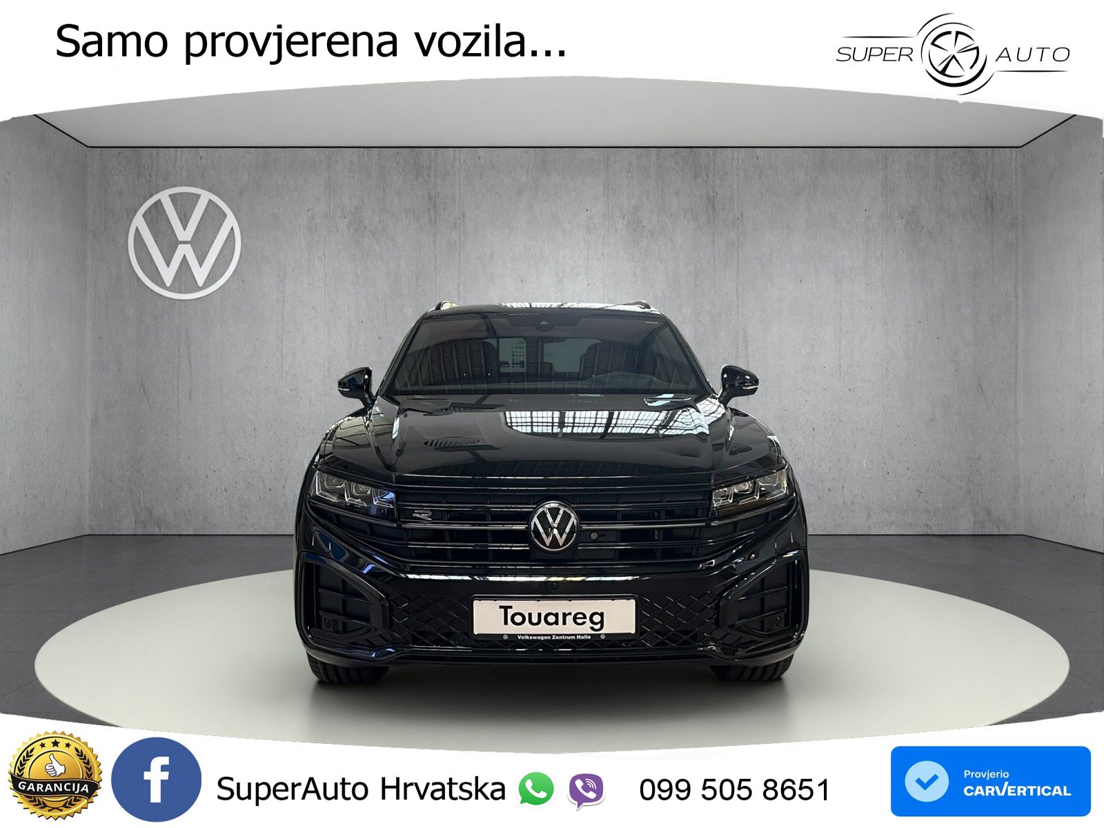 VW Touareg 3.0 TDI 4M Aut. R-Line 286 KS, PANO+ZRAČ+360+GR SJED+ACC+HEAD+KEY