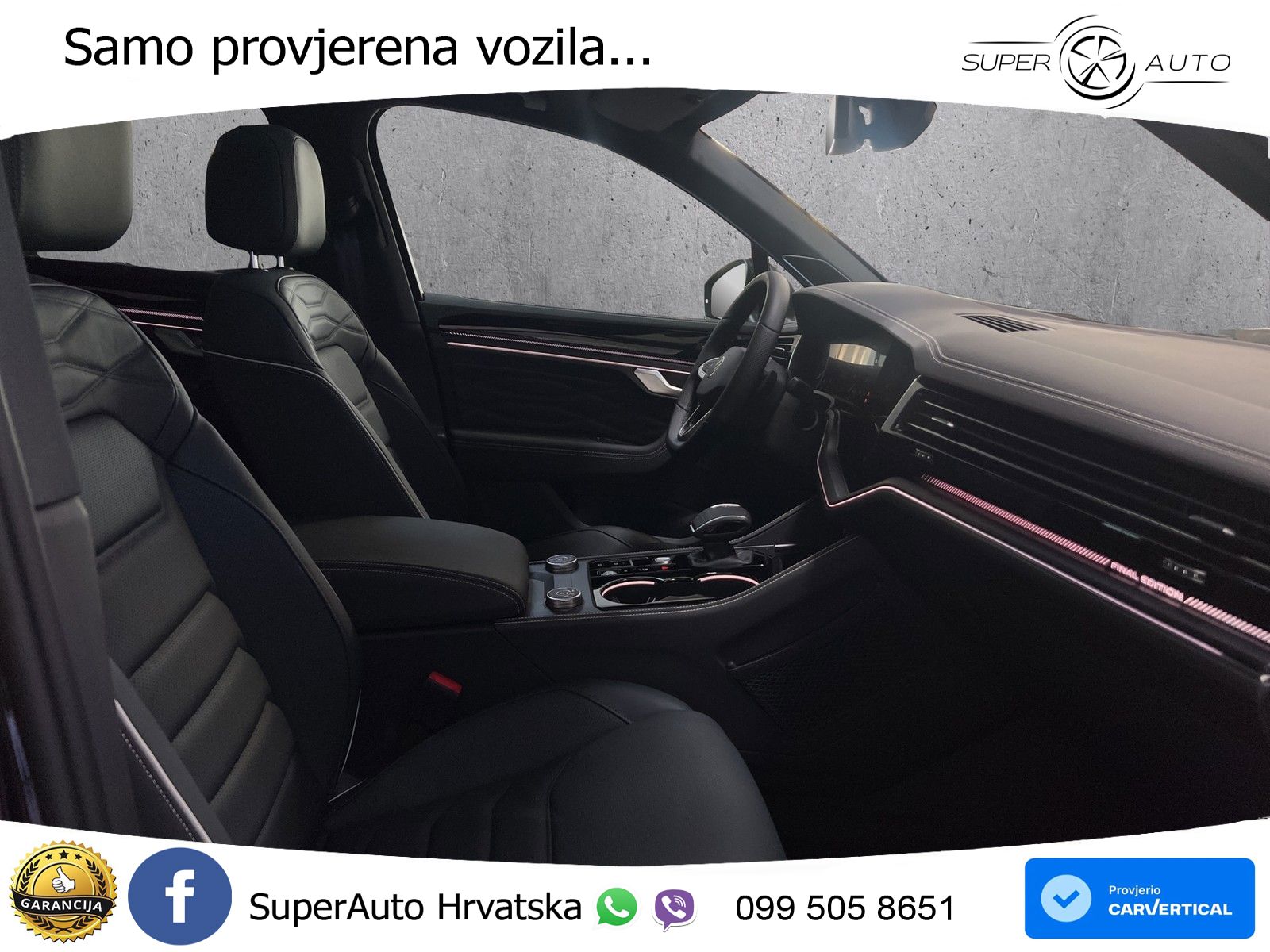 VW Touareg 3.0 TDI 4M Aut. R-Line 286 KS, PANO+ZRAČ+360+GR SJED+ACC+HEAD+KEY