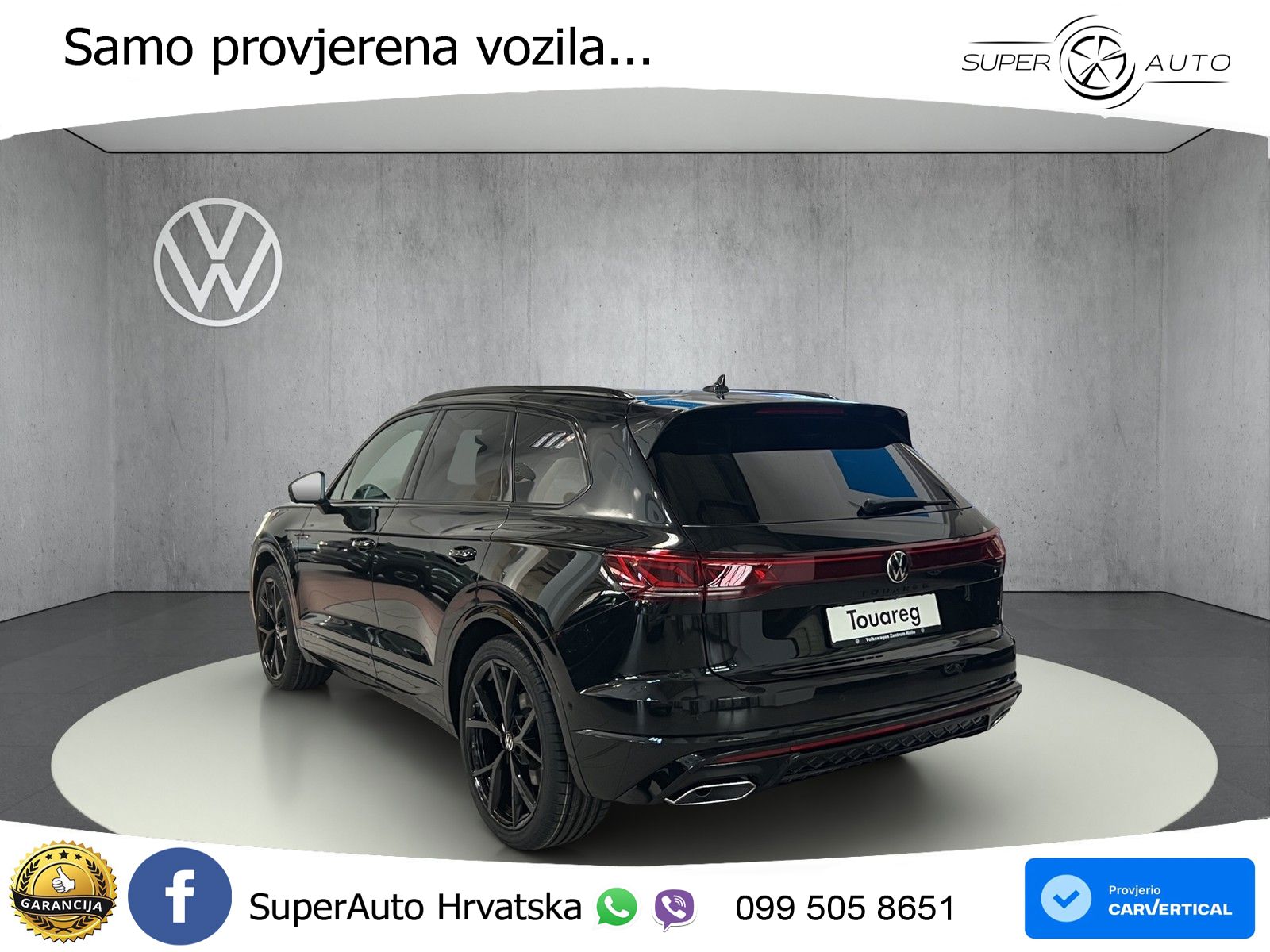 VW Touareg 3.0 TDI 4M Aut. R-Line 286 KS, PANO+ZRAČ+360+GR SJED+ACC+HEAD+KEY