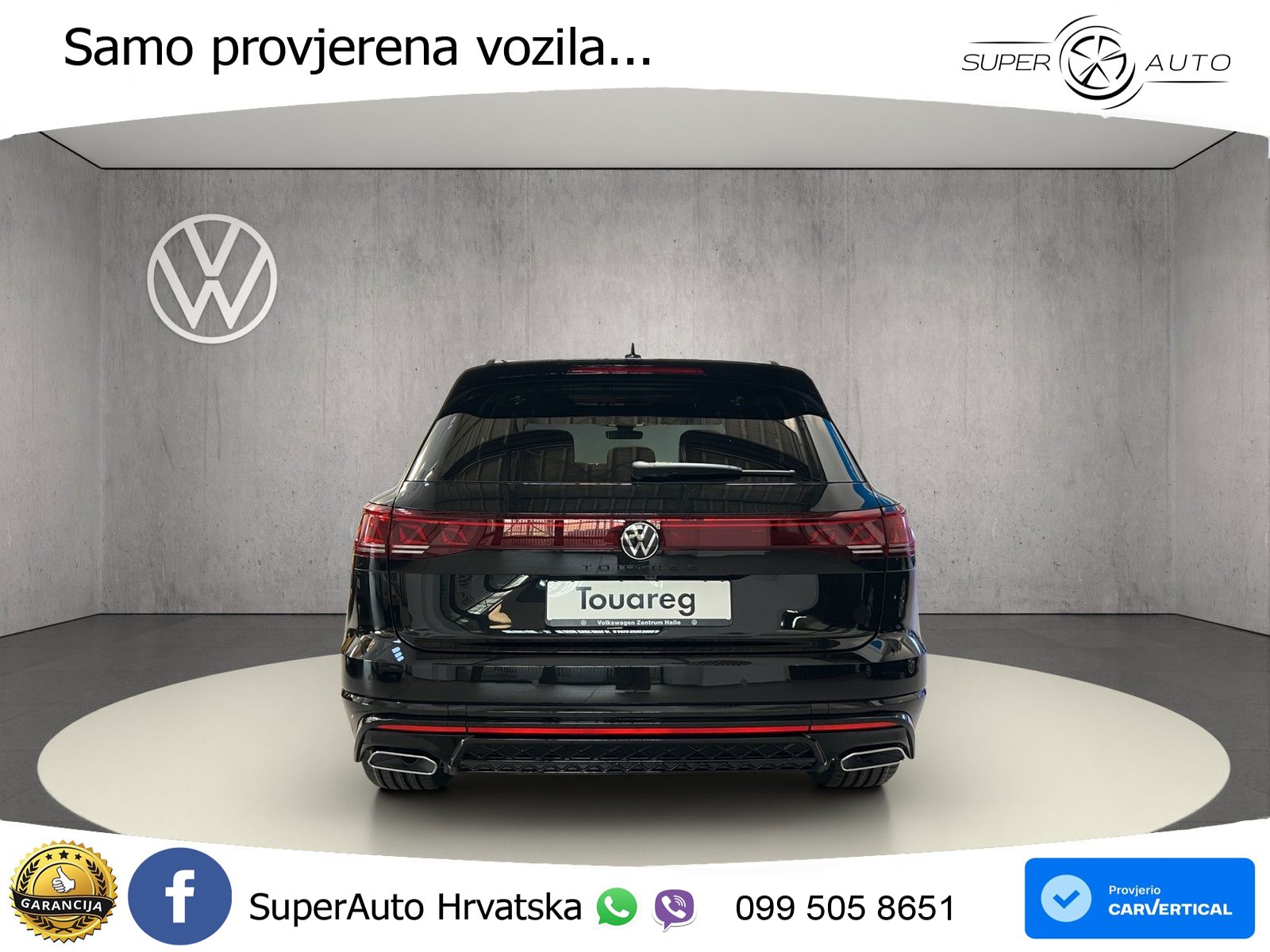 VW Touareg 3.0 TDI 4M Aut. R-Line 286 KS, PANO+ZRAČ+360+GR SJED+ACC+HEAD+KEY