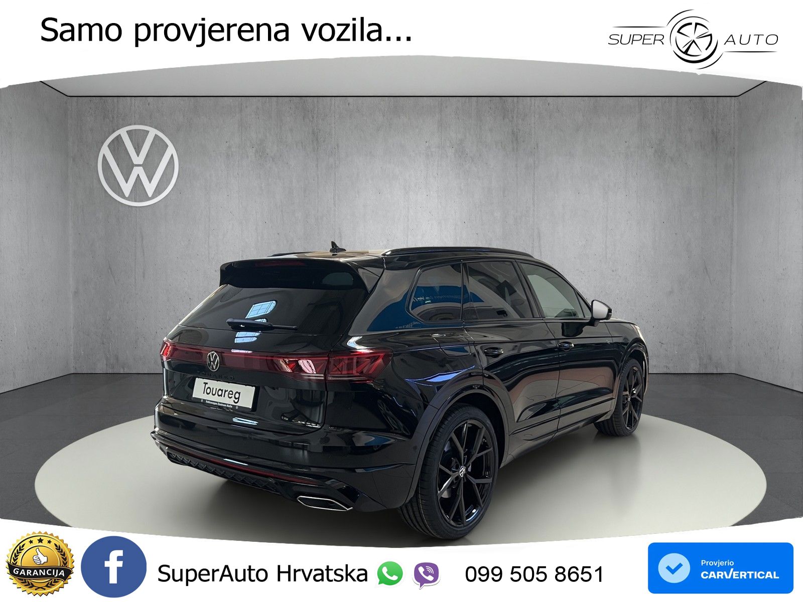 VW Touareg 3.0 TDI 4M Aut. R-Line 286 KS, PANO+ZRAČ+360+GR SJED+ACC+HEAD+KEY