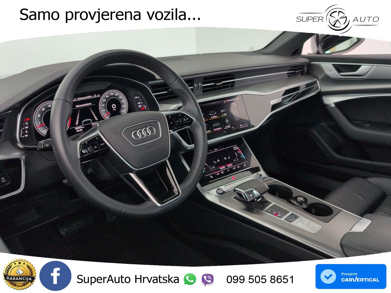 Audi A6 55 TFSI V6 quattro S tronic Sport 340 KS, ACC+KAM+GR SJED+VIRT+ASIST