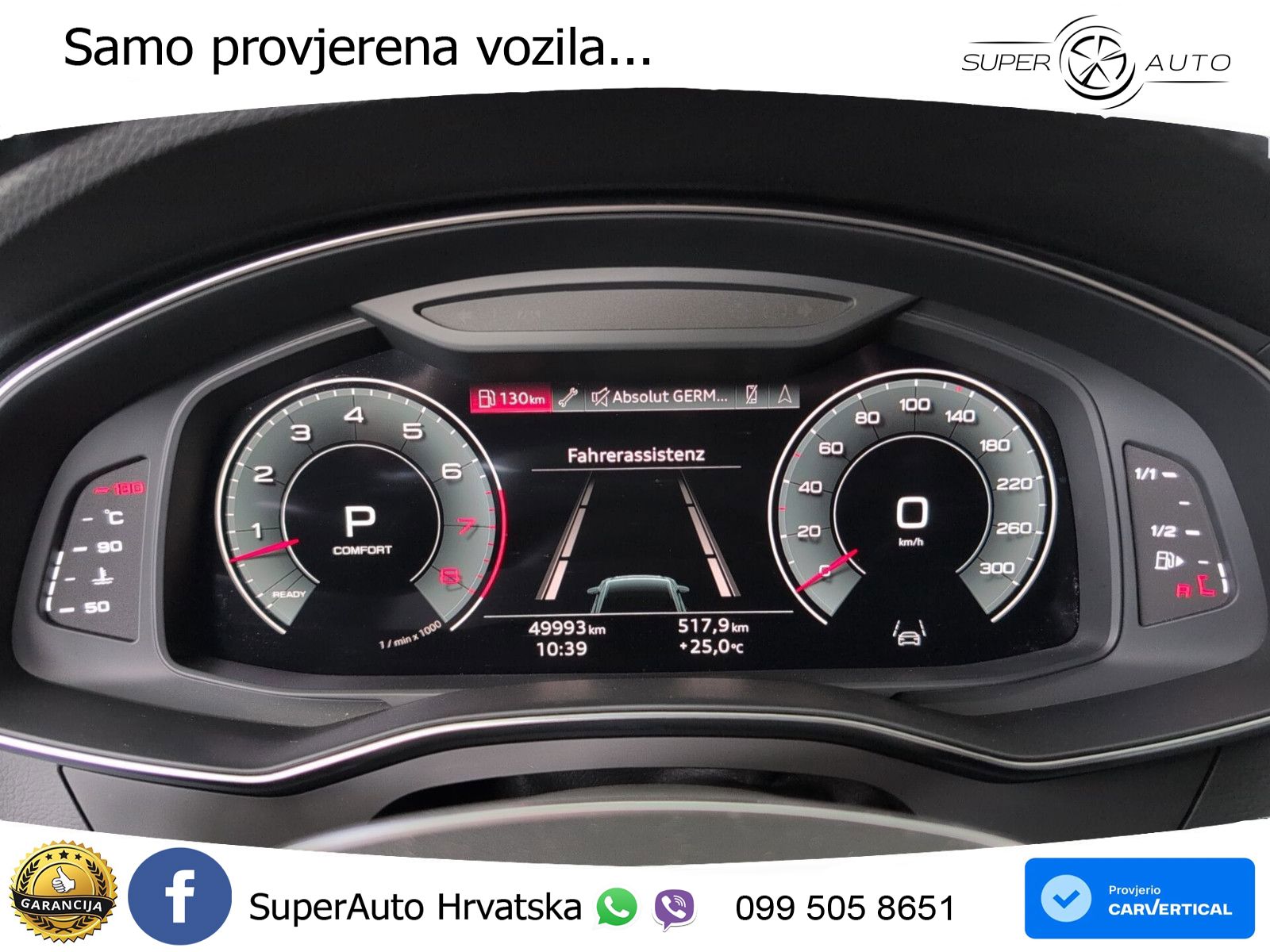 Audi A6 55 TFSI V6 quattro S tronic Sport 340 KS, ACC+KAM+GR SJED+VIRT+ASIST