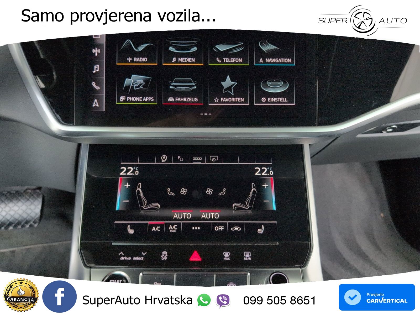 Audi A6 55 TFSI V6 quattro S tronic Sport 340 KS, ACC+KAM+GR SJED+VIRT+ASIST