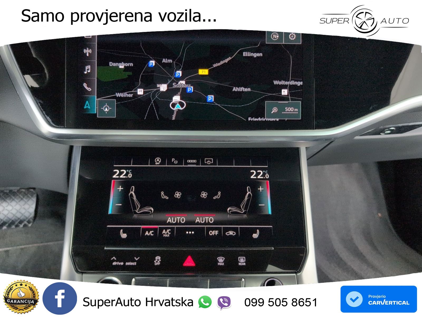 Audi A6 55 TFSI V6 quattro S tronic Sport 340 KS, ACC+KAM+GR SJED+VIRT+ASIST