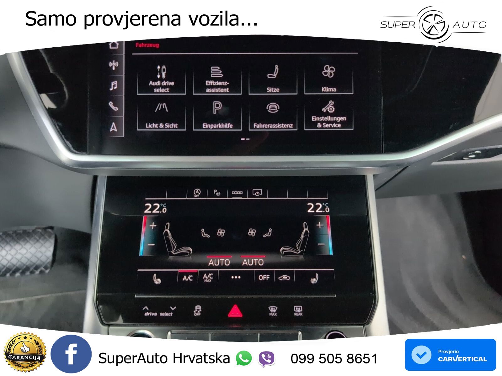 Audi A6 55 TFSI V6 quattro S tronic Sport 340 KS, ACC+KAM+GR SJED+VIRT+ASIST