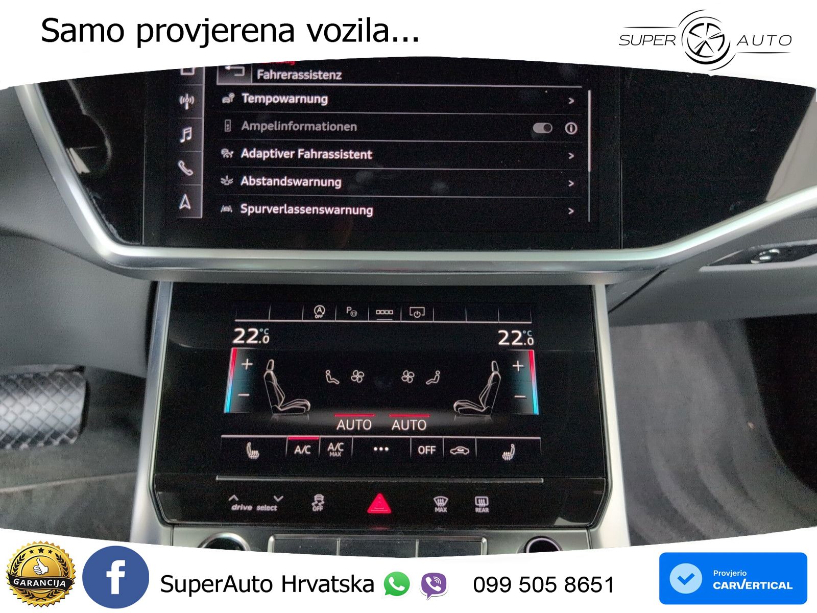 Audi A6 55 TFSI V6 quattro S tronic Sport 340 KS, ACC+KAM+GR SJED+VIRT+ASIST