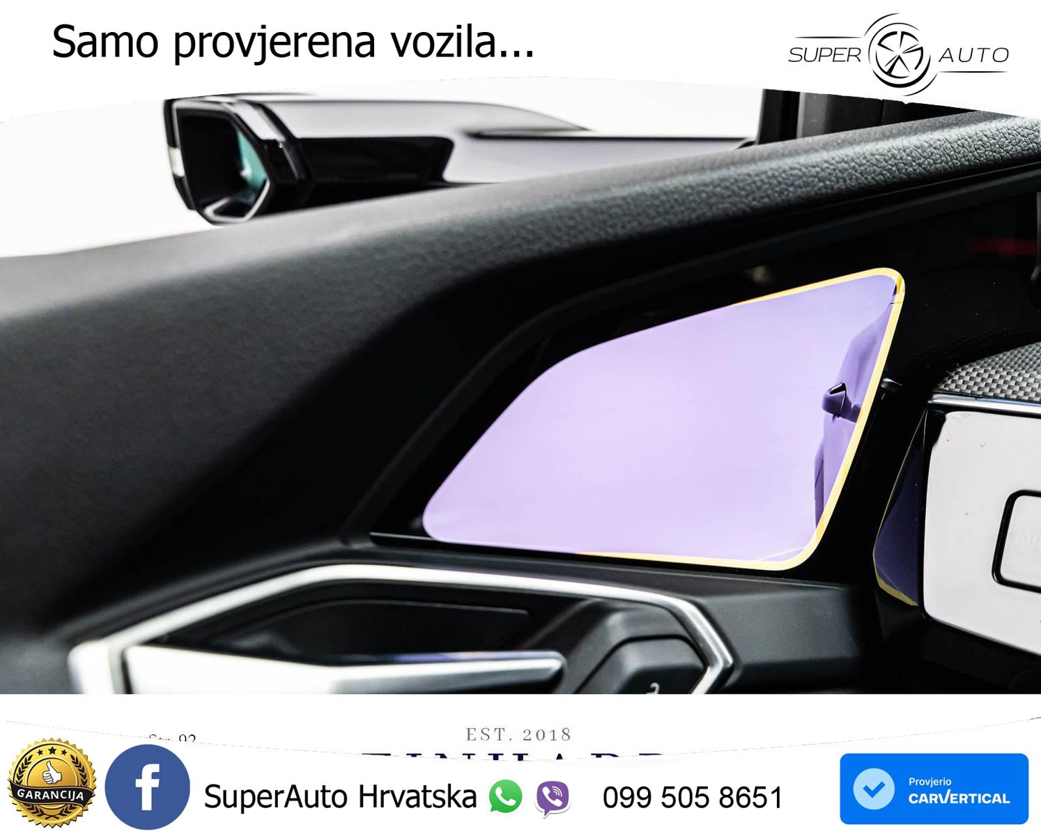 Audi SQ8 e-tron 114 kWh quattro 503 KS, PANO+ZRAČ+360+GR SJED+ACC+HEAD+KEY+LANE