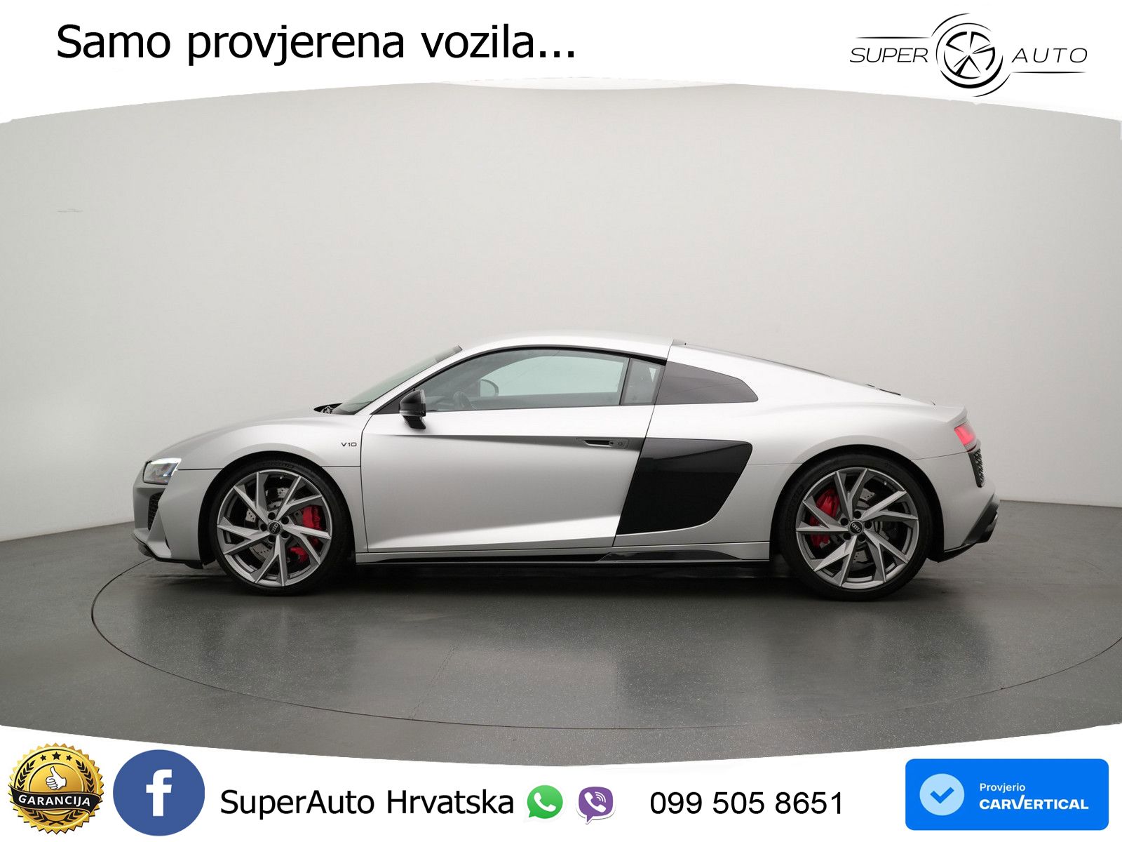Audi R8 Coupe Performance 5.2 FSI V10 RWD 570 KS, LED+KAM+GR SJED+VIRT