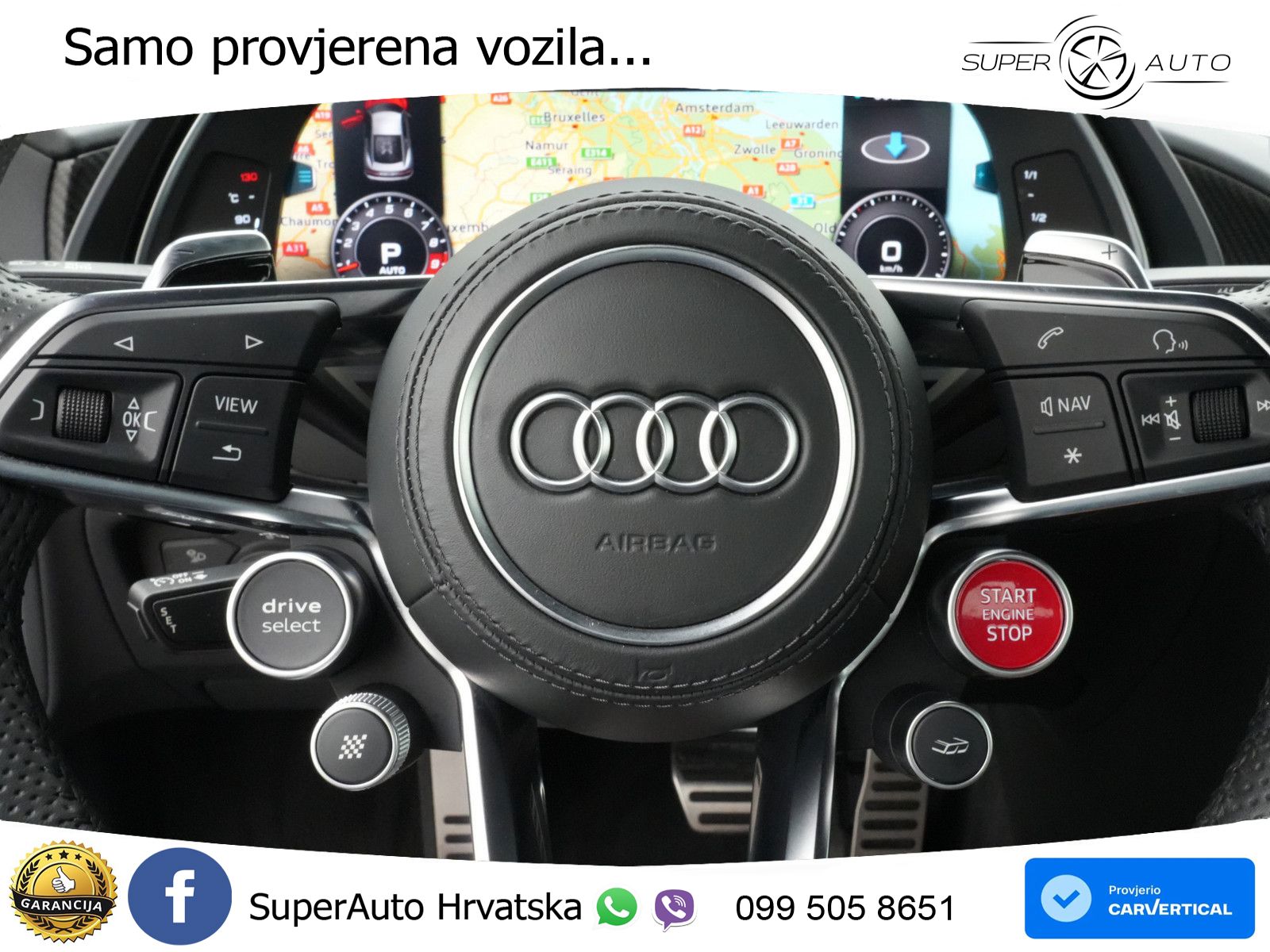 Audi R8 Coupe Performance 5.2 FSI V10 RWD 570 KS, LED+KAM+GR SJED+VIRT