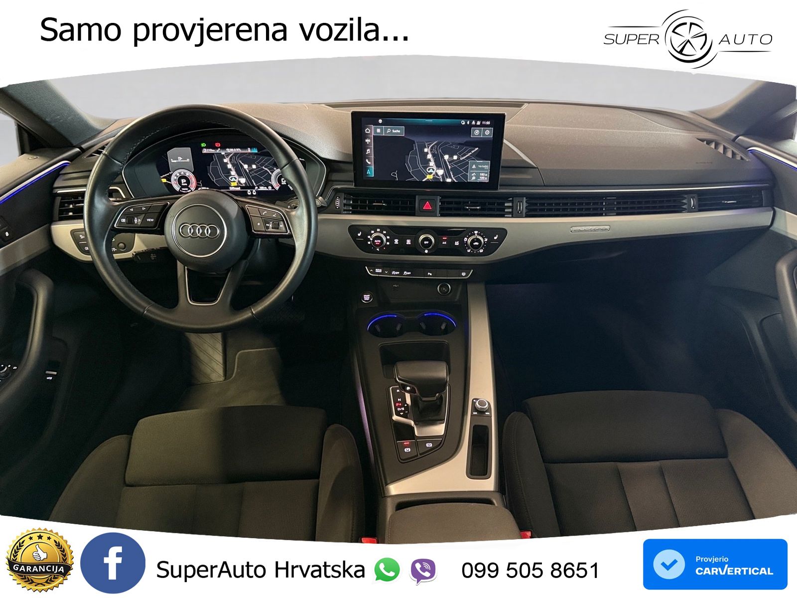 Audi A5 SB 40 TFSI quattro S tronic S line 204 KS, KAM+LED+GR SJED+VIRT+ASIST