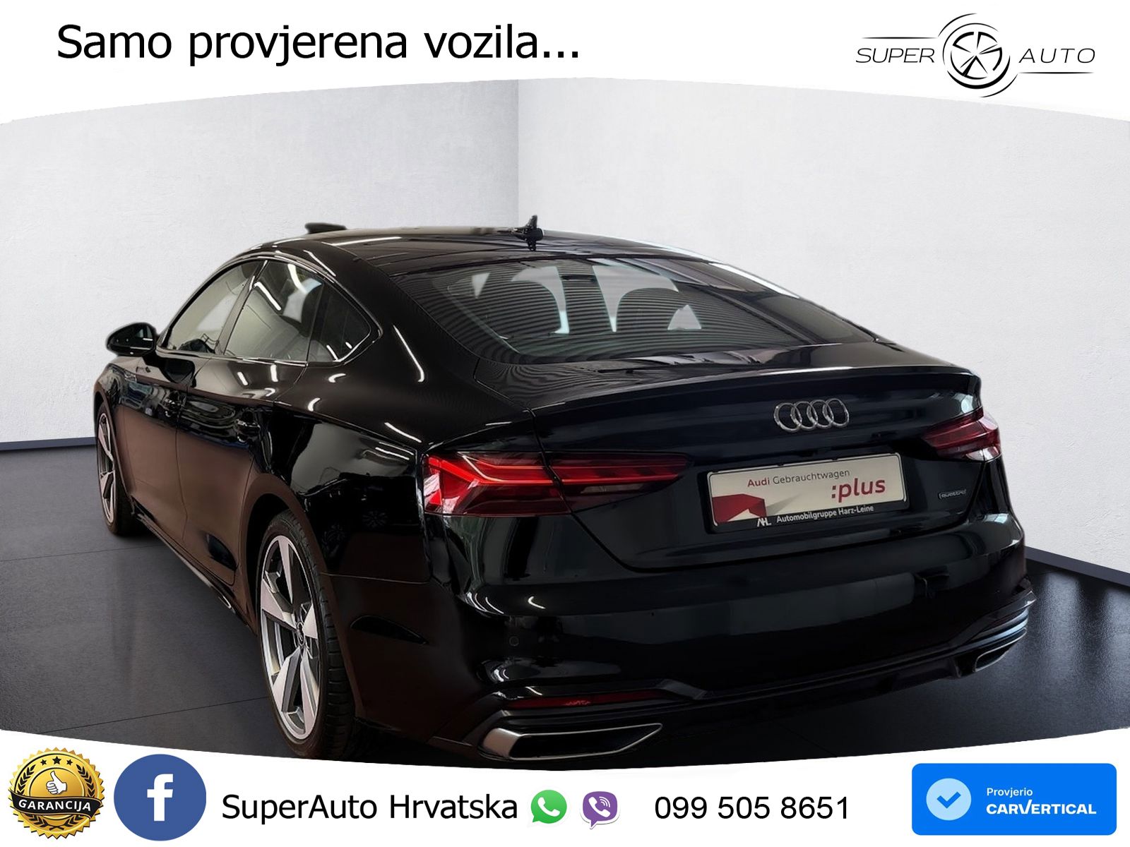 Audi A5 SB 40 TFSI quattro S tronic S line 204 KS, KAM+LED+GR SJED+VIRT+ASIST