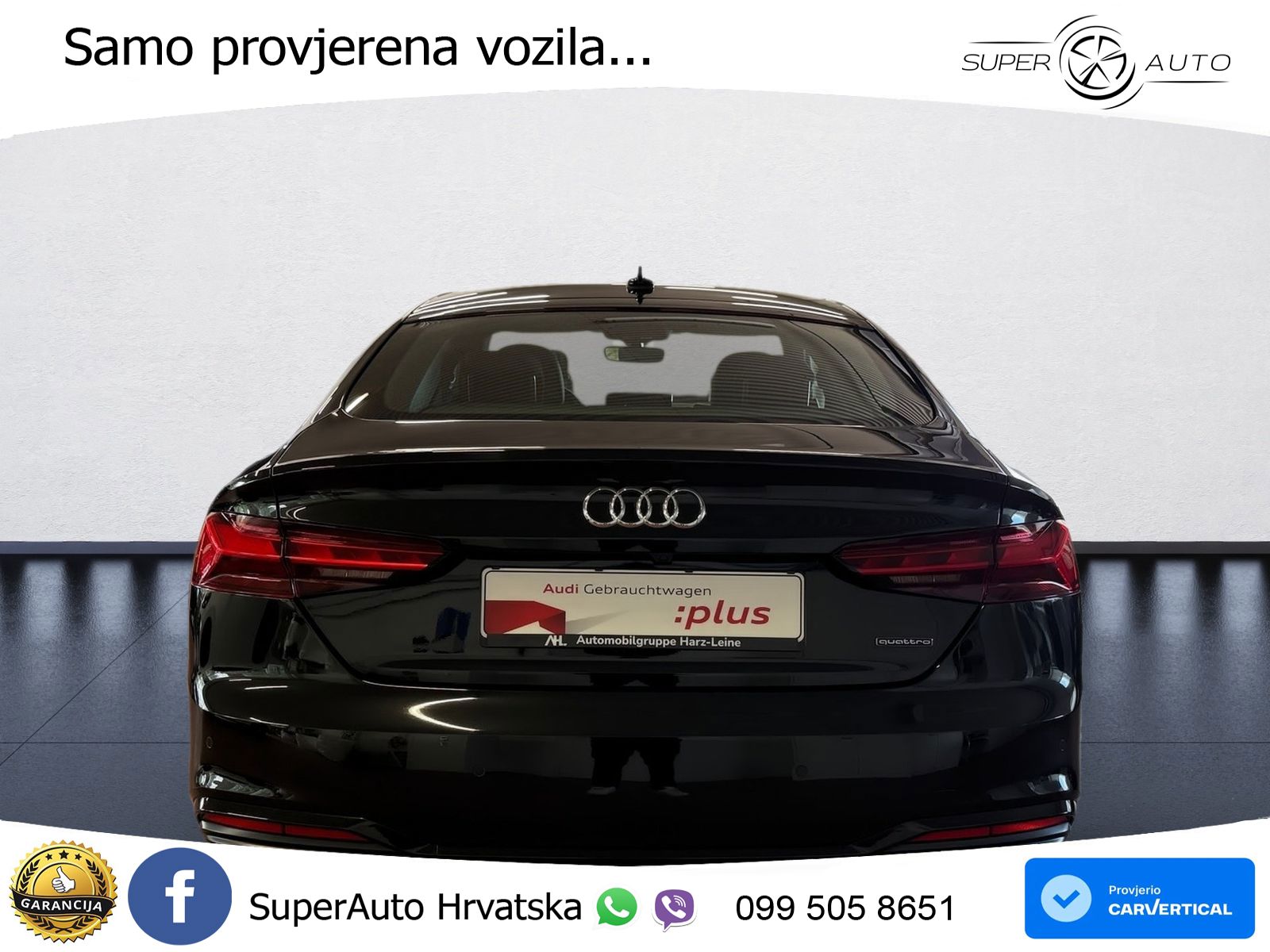Audi A5 SB 40 TFSI quattro S tronic S line 204 KS, KAM+LED+GR SJED+VIRT+ASIST