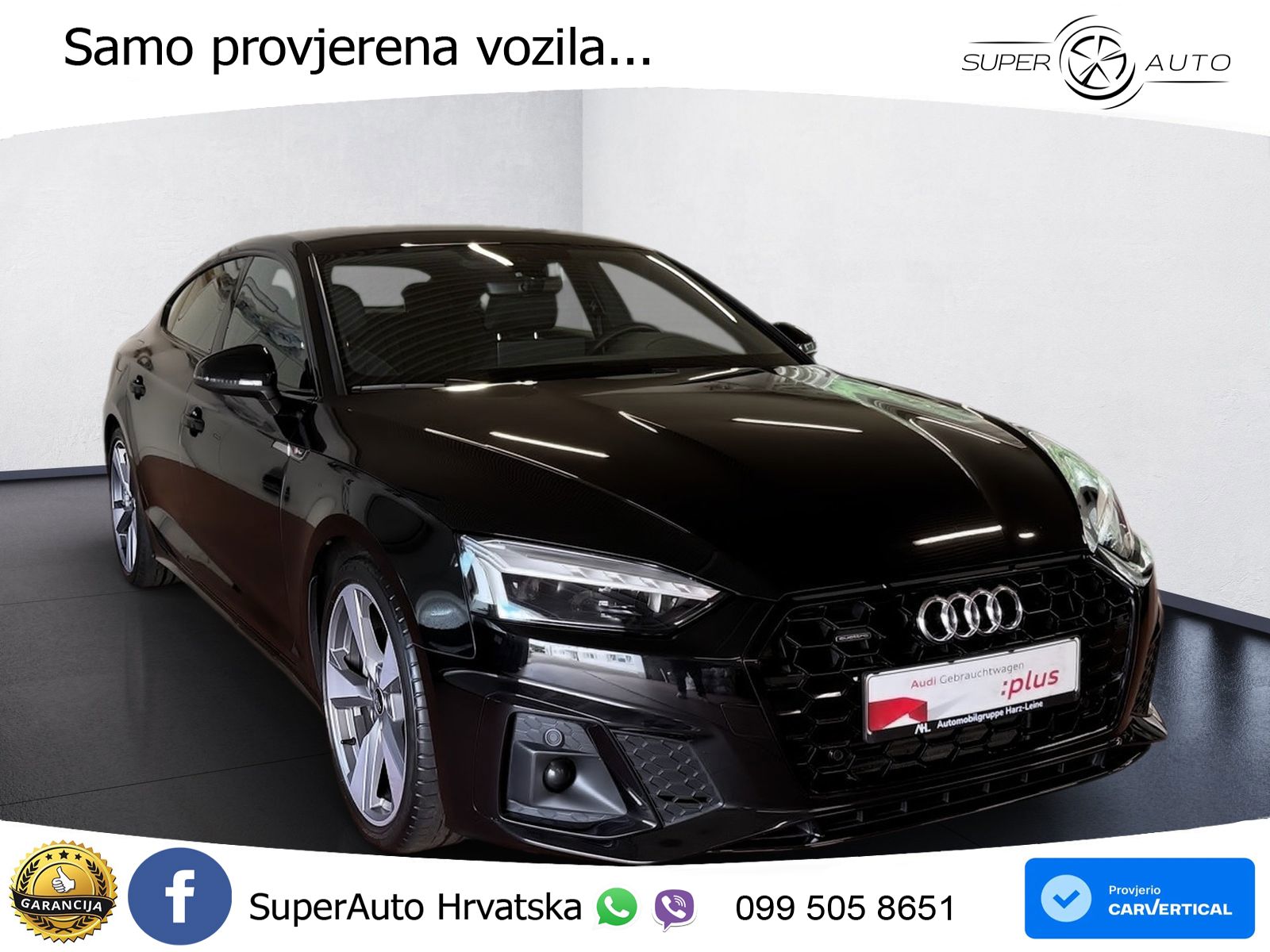 Audi A5 SB 40 TFSI quattro S tronic S line 204 KS, KAM+LED+GR SJED+VIRT+ASIST