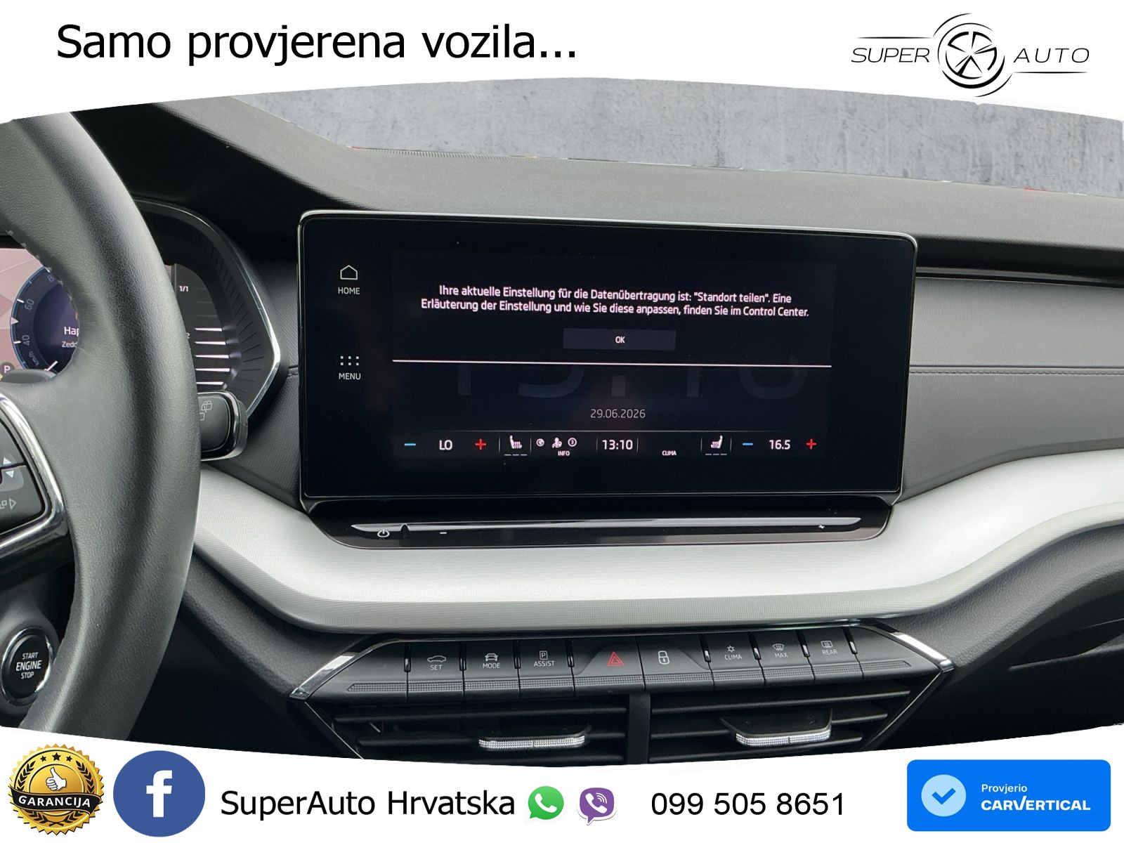 Škoda Octavia Combi 2.0 TDI DSG Ambition 150 KS, ACC+KAM+KEY+GR SJED+VIRT+LANE