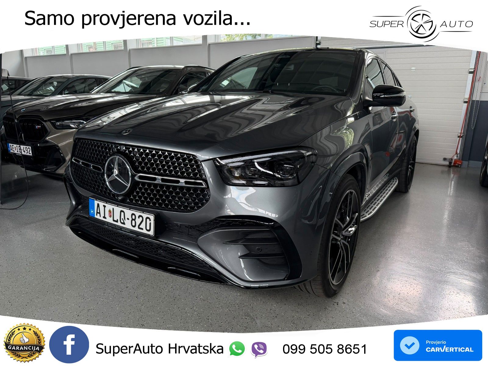 Mercedes GLE Coupe 350de 4M Aut. AMG 333 KS, ZRAČNI+LED+PANO+4xGR SJED+VIRT+360