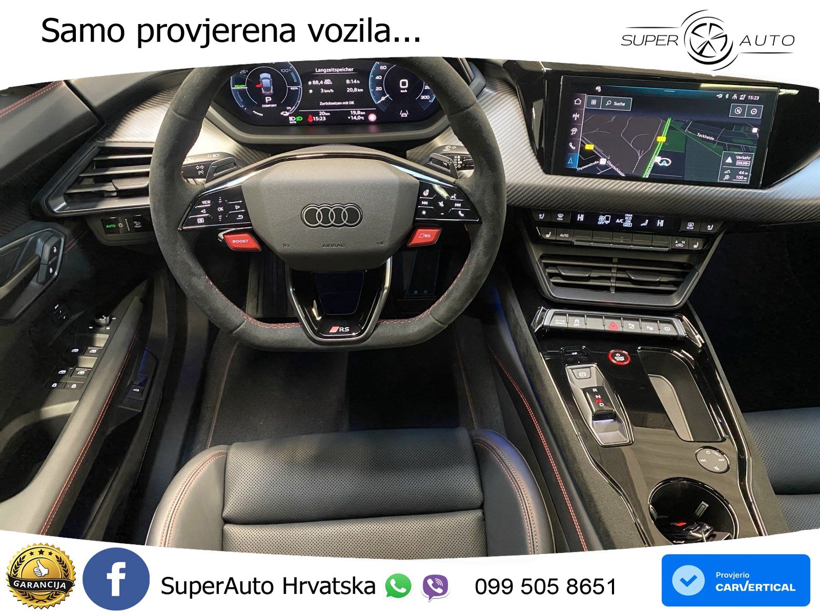 Audi e-tron GT RS quattro 843 KS, PANO+360+ACC+GR SJED+HEAD+KEY+LANE
