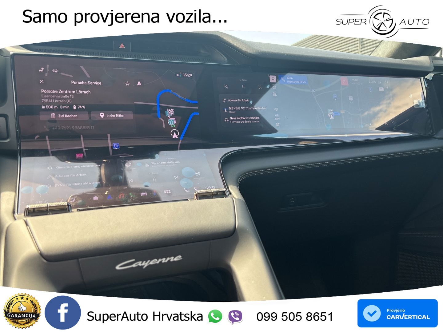 Porsche Cayenne Turbo Electric 1156 KS, PANO+ZRAČ+GR SJED+360+ACC