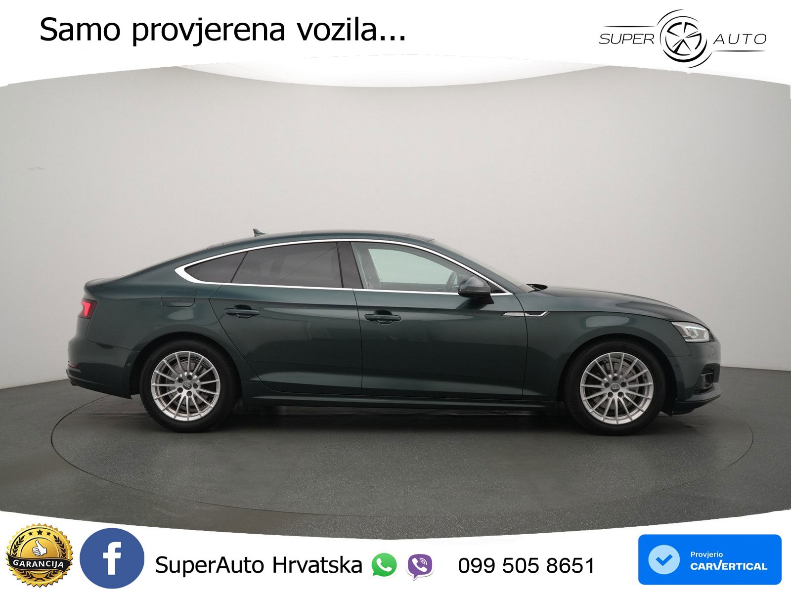 Audi A5 Sportback 40 TFSI Aut. 190 KS, ACC+360°+GR SJED+MATRIX+PANO