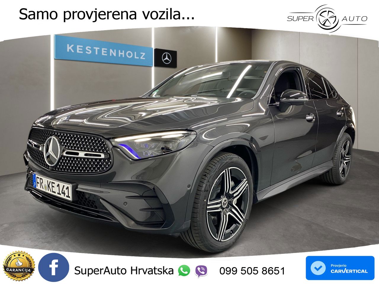 Mercedes GLC 220d 4M Aut. AMG 197 KS, ACC+360+KEY+GR SJED+VIRT+LANE