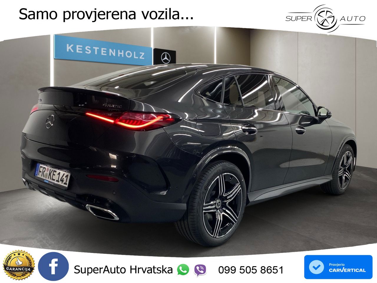 Mercedes GLC 220d 4M Aut. AMG 197 KS, ACC+360+KEY+GR SJED+VIRT+LANE