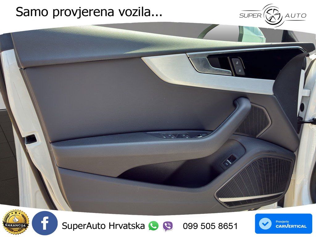 Audi A5 SB 40 TFSI quattro S tronic S line 204 KS, KAM+LED+GR SJED+VIRT+NAVI