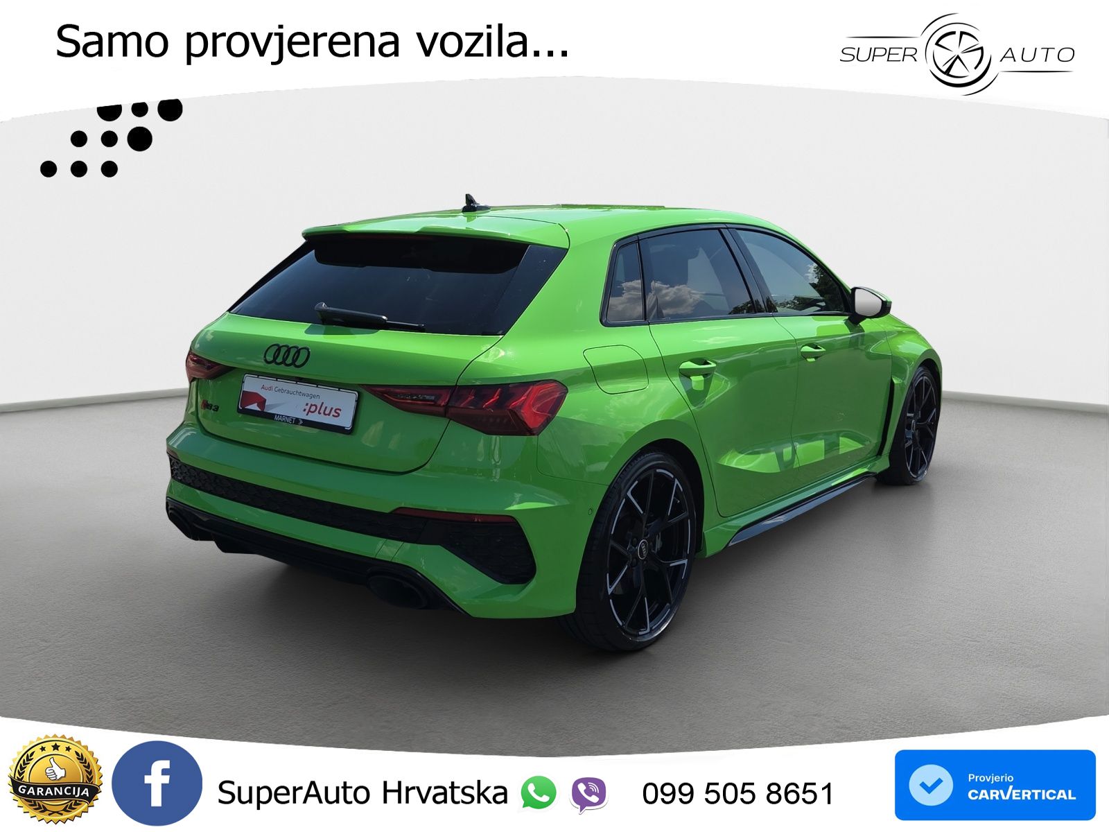 Audi RS3 SB 2.5 TFSI quattro S tronic 400 KS, ACC+KAM+GR SJED+HEAD+VIRT+ASIST