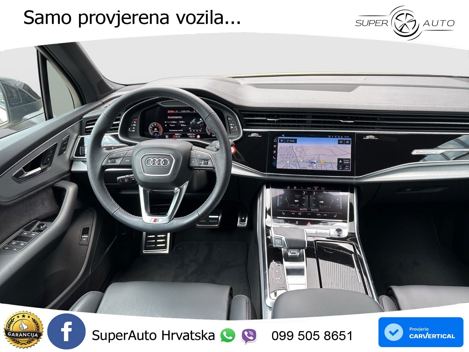 Audi Q7 55 TSFI quattro Aut. S line 340 KS, ZRAČ+360+ACC+GR SJED+HEAD+KEY+LANE