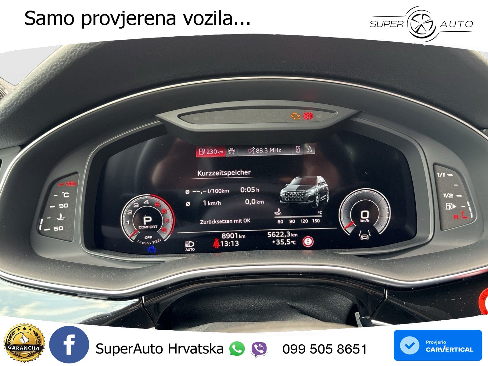 Audi Q7 55 TSFI quattro Aut. S line 340 KS, ZRAČ+360+ACC+GR SJED+HEAD+KEY+LANE