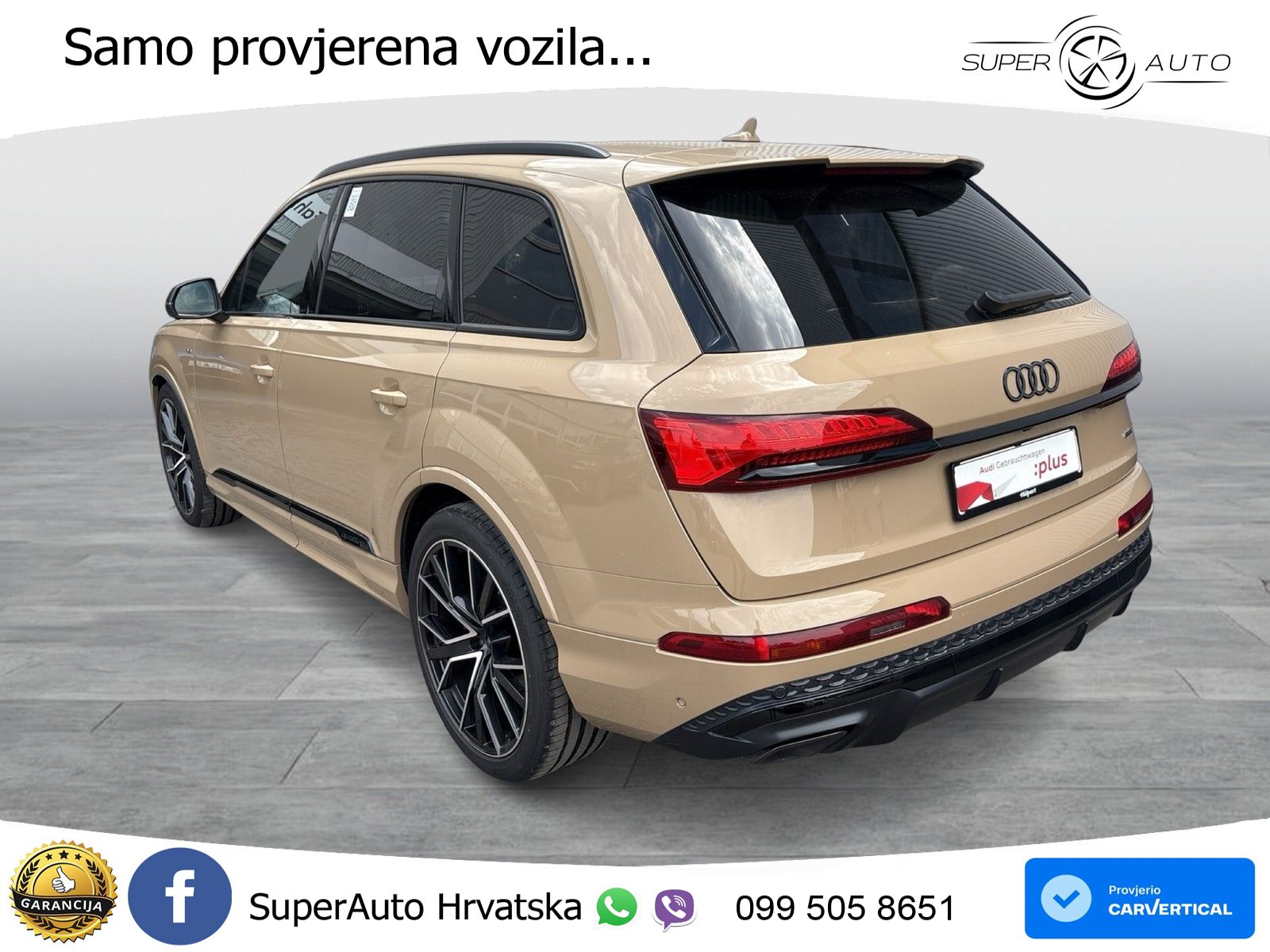 Audi Q7 55 TSFI quattro Aut. S line 340 KS, ZRAČ+360+ACC+GR SJED+HEAD+KEY+LANE