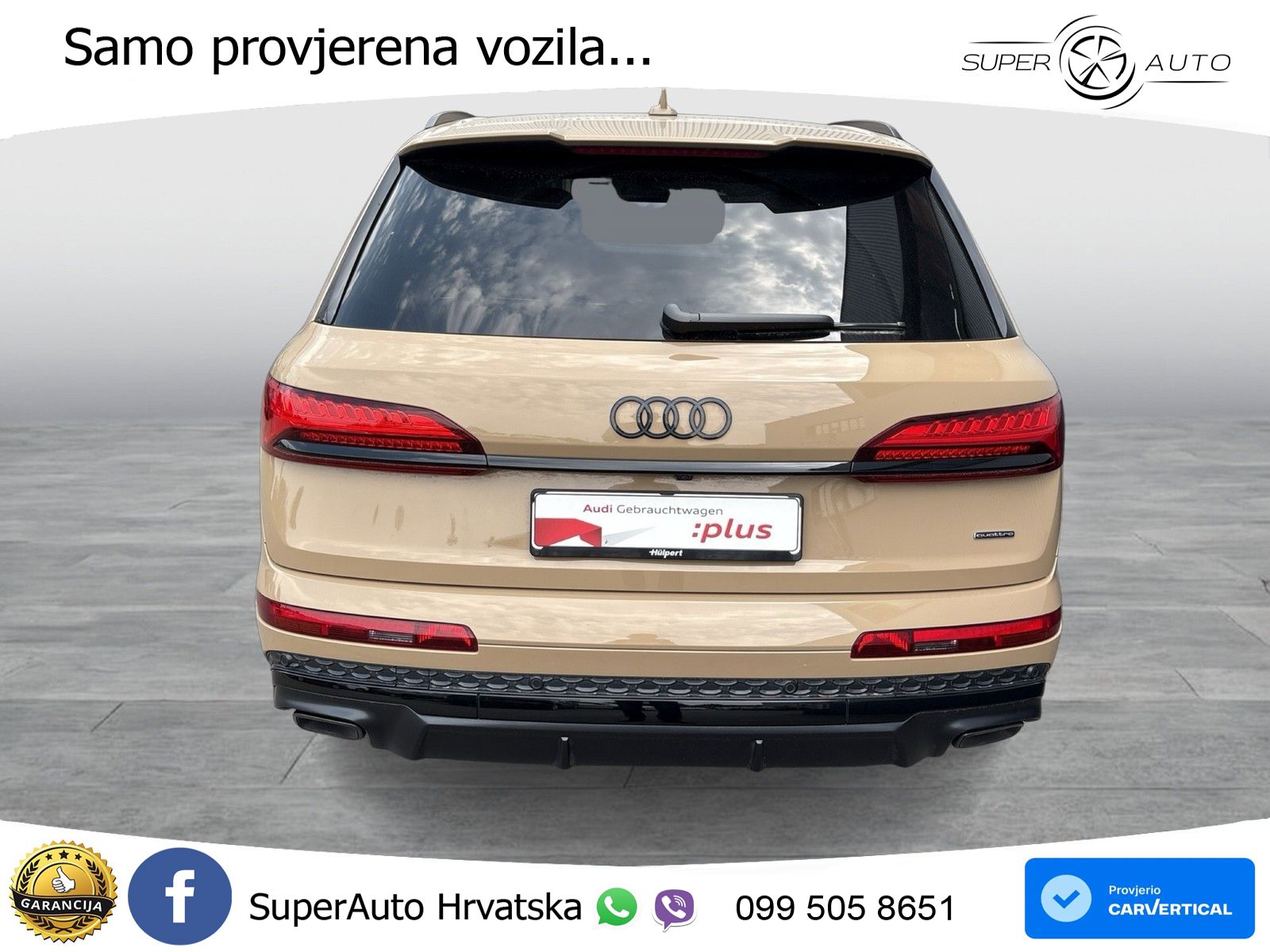 Audi Q7 55 TSFI quattro Aut. S line 340 KS, ZRAČ+360+ACC+GR SJED+HEAD+KEY+LANE