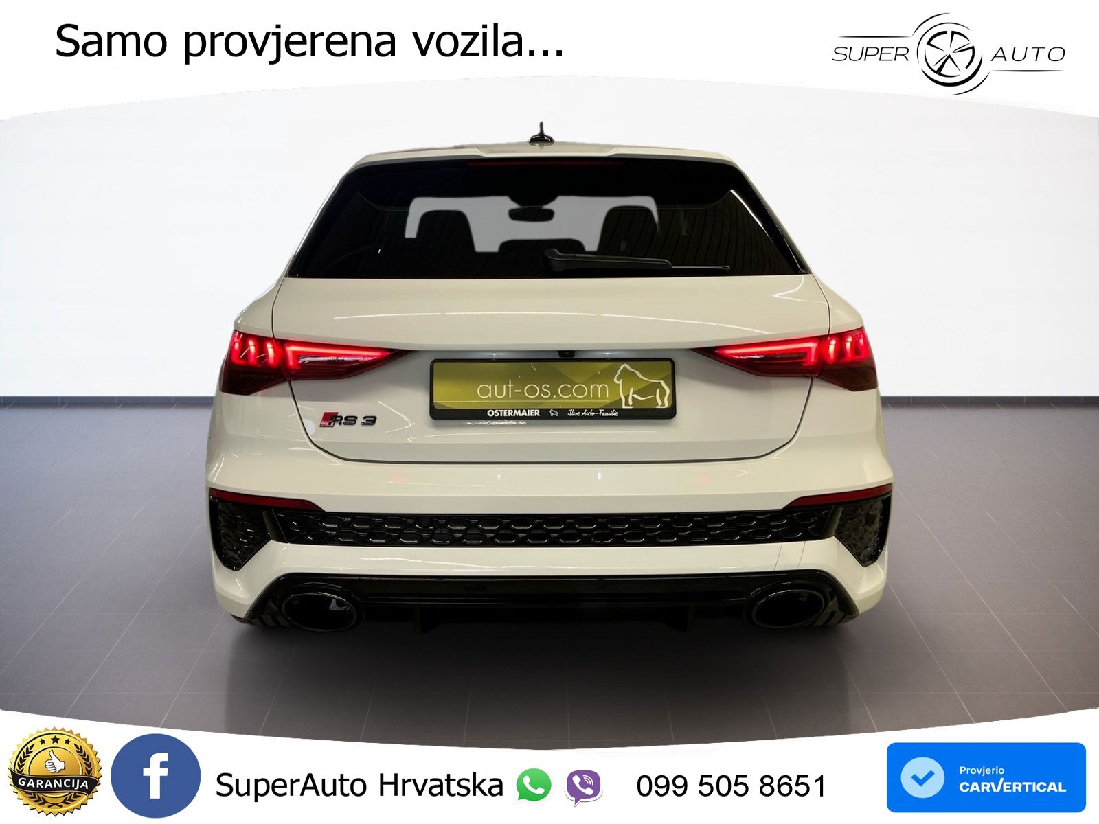 Audi RS3 SB 2.5 TFSI quattro S tronic 400 KS, KAM+GR SJED+VIRT+ASIST