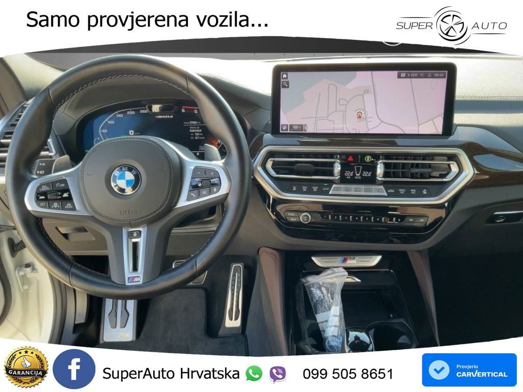 BMW X4 M40d xDrive Aut. 340 KS, LED+ACC+HEAD+4xGR SJED+VIRT+KAM