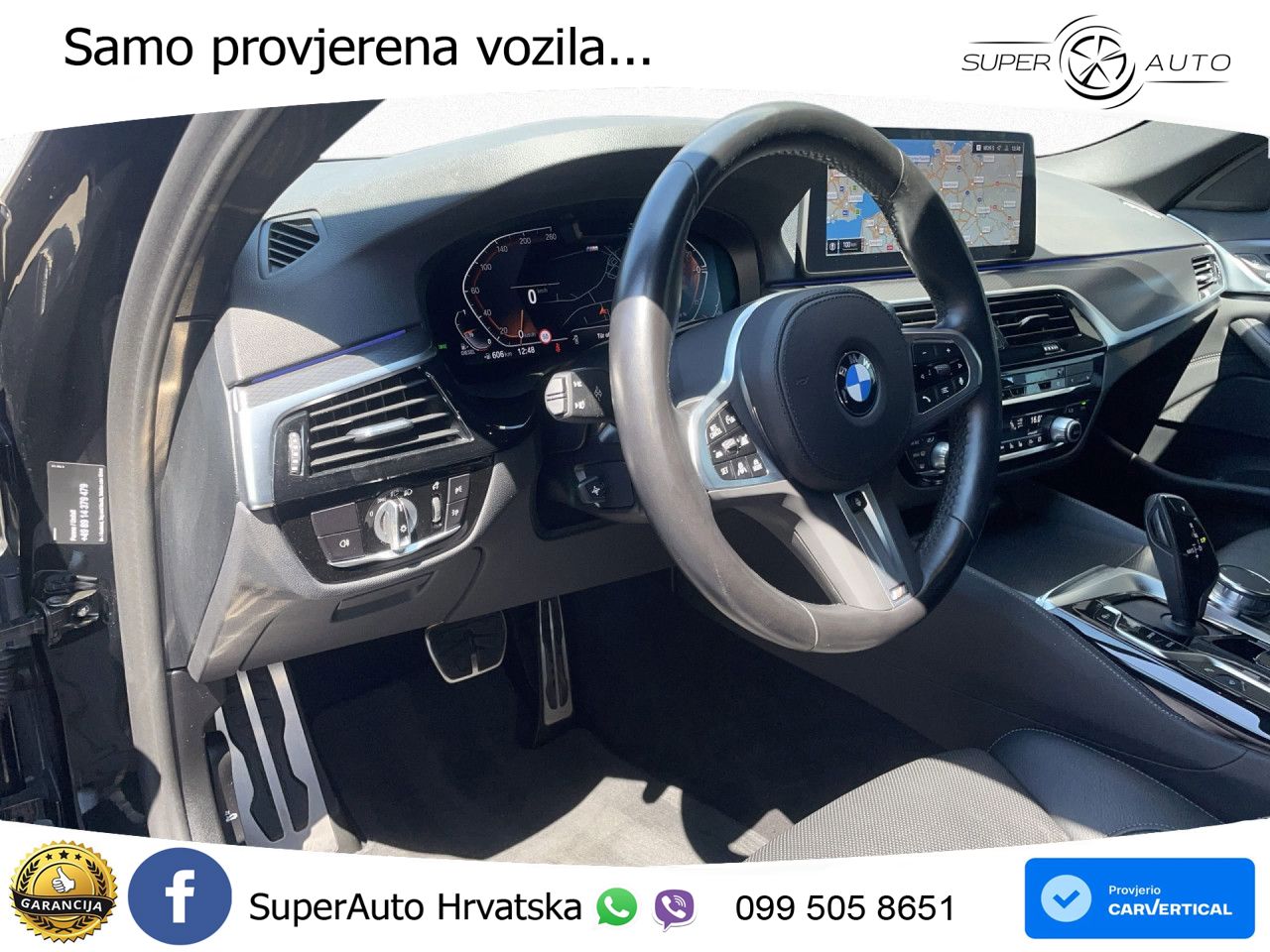 BMW 520d Touring Aut. M Sport 190 KS, PANO+ZRAČ+360+GR SJED+ACC+KEY+HEAD+LANE