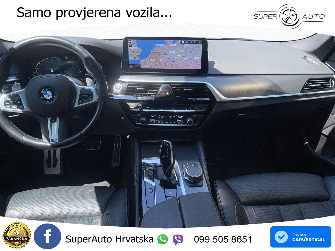 BMW 520d Touring Aut. M Sport 190 KS, PANO+ZRAČ+360+GR SJED+ACC+KEY+HEAD+LANE