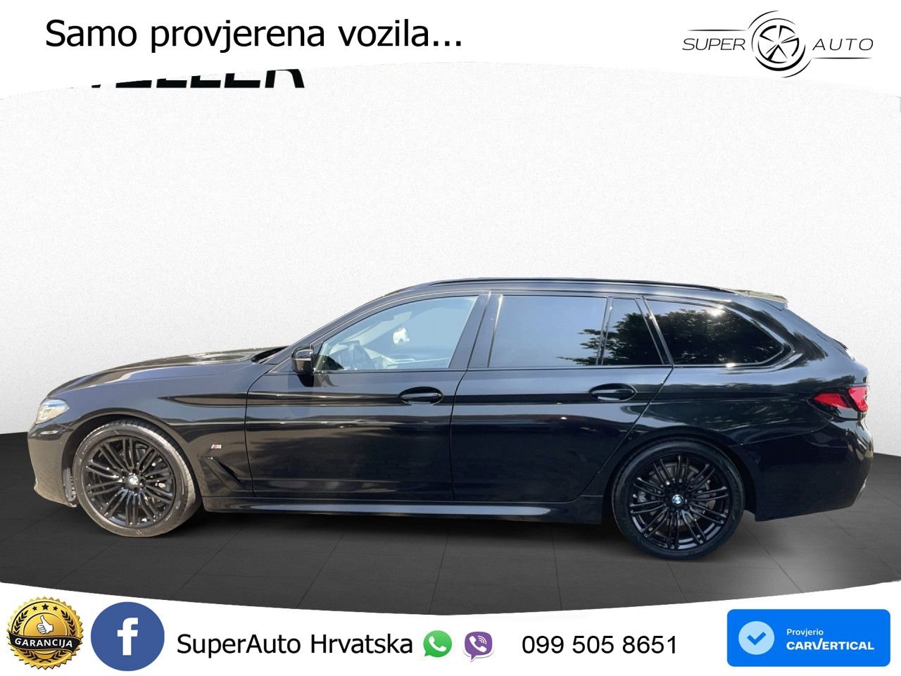 BMW 520d Touring Aut. M Sport 190 KS, PANO+ZRAČ+360+GR SJED+ACC+KEY+HEAD+LANE