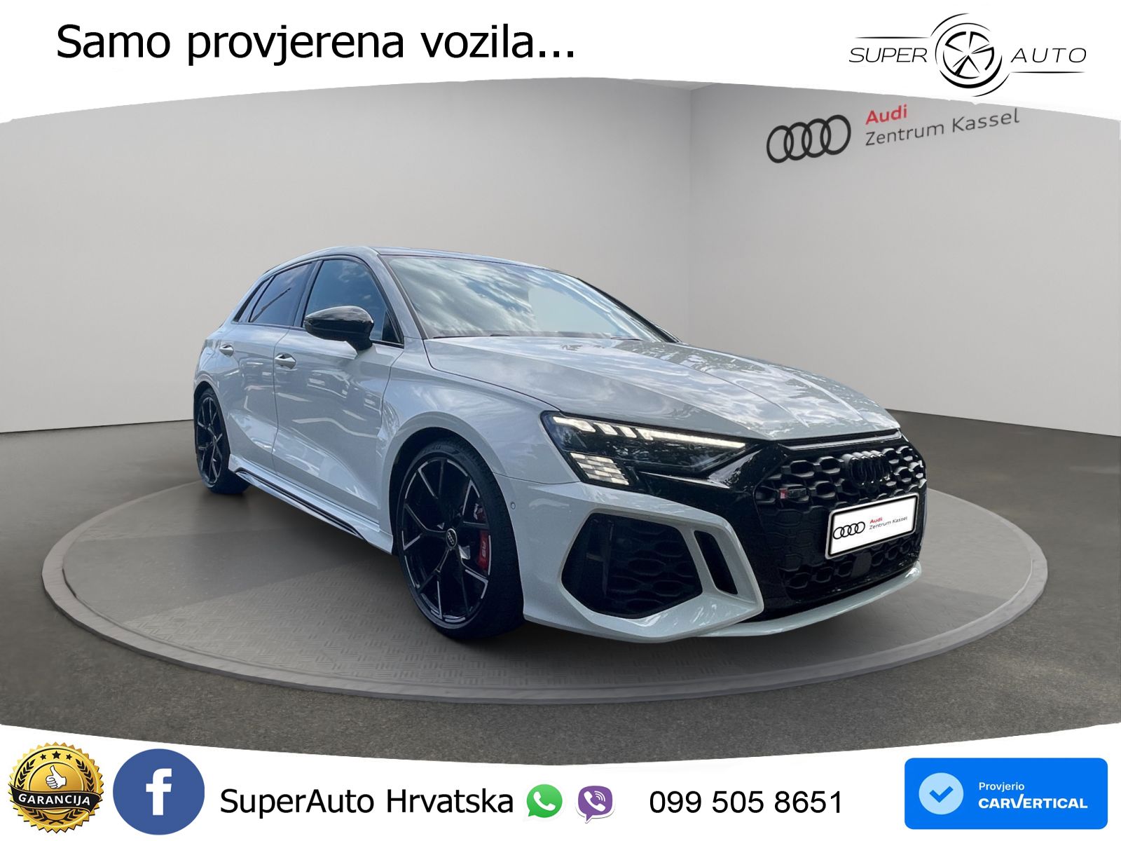 Audi RS3 SB 2.5 TFSI quattro S tronic 400 KS, ACC+KAM+GR SJED+PANO+VIRT+ASIST
