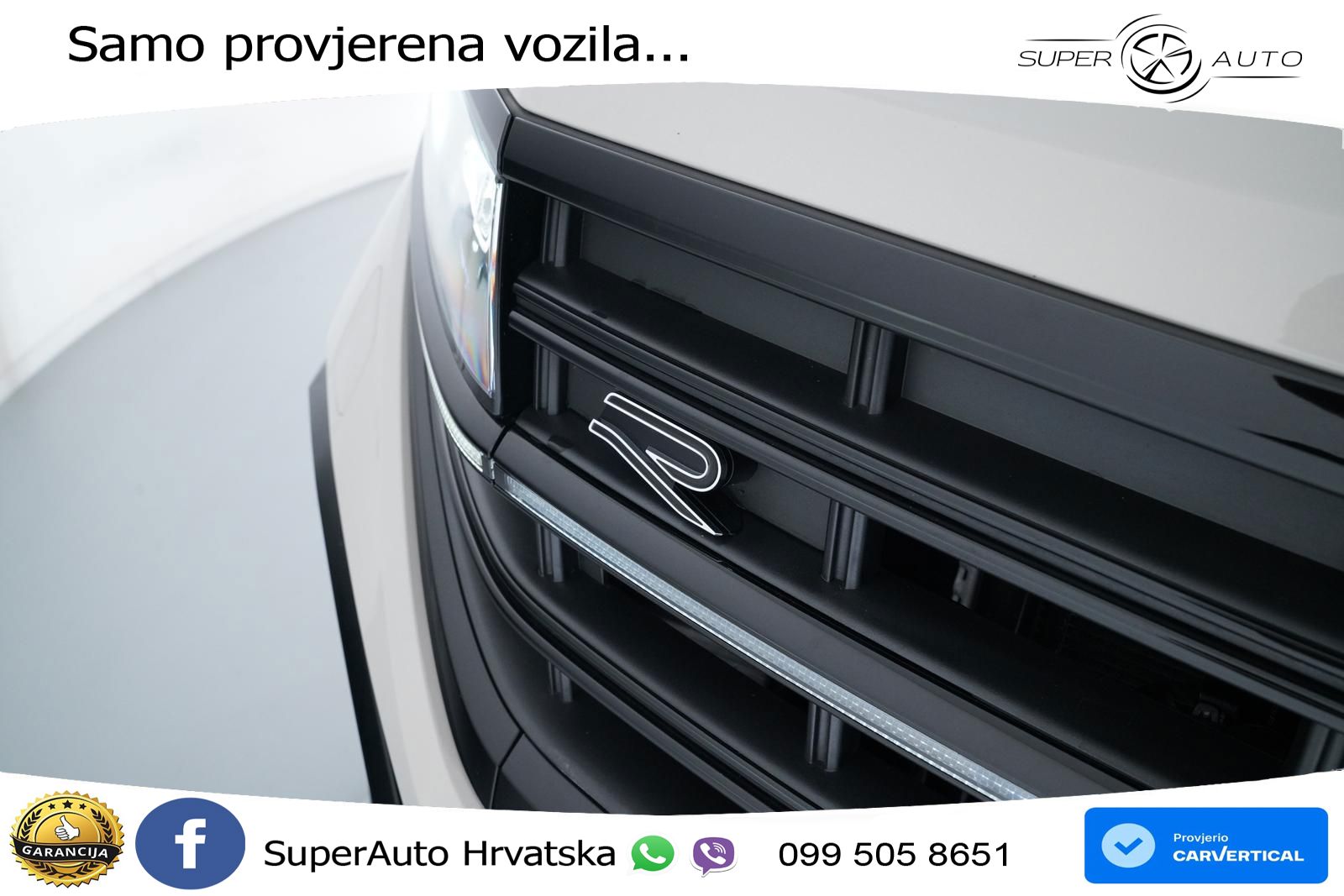VW Touareg 3.0 TDI 4M Aut. R-Line 286 KS, ZRAČ+360+ACC+GR SJED+KEY+VIRT+LANE