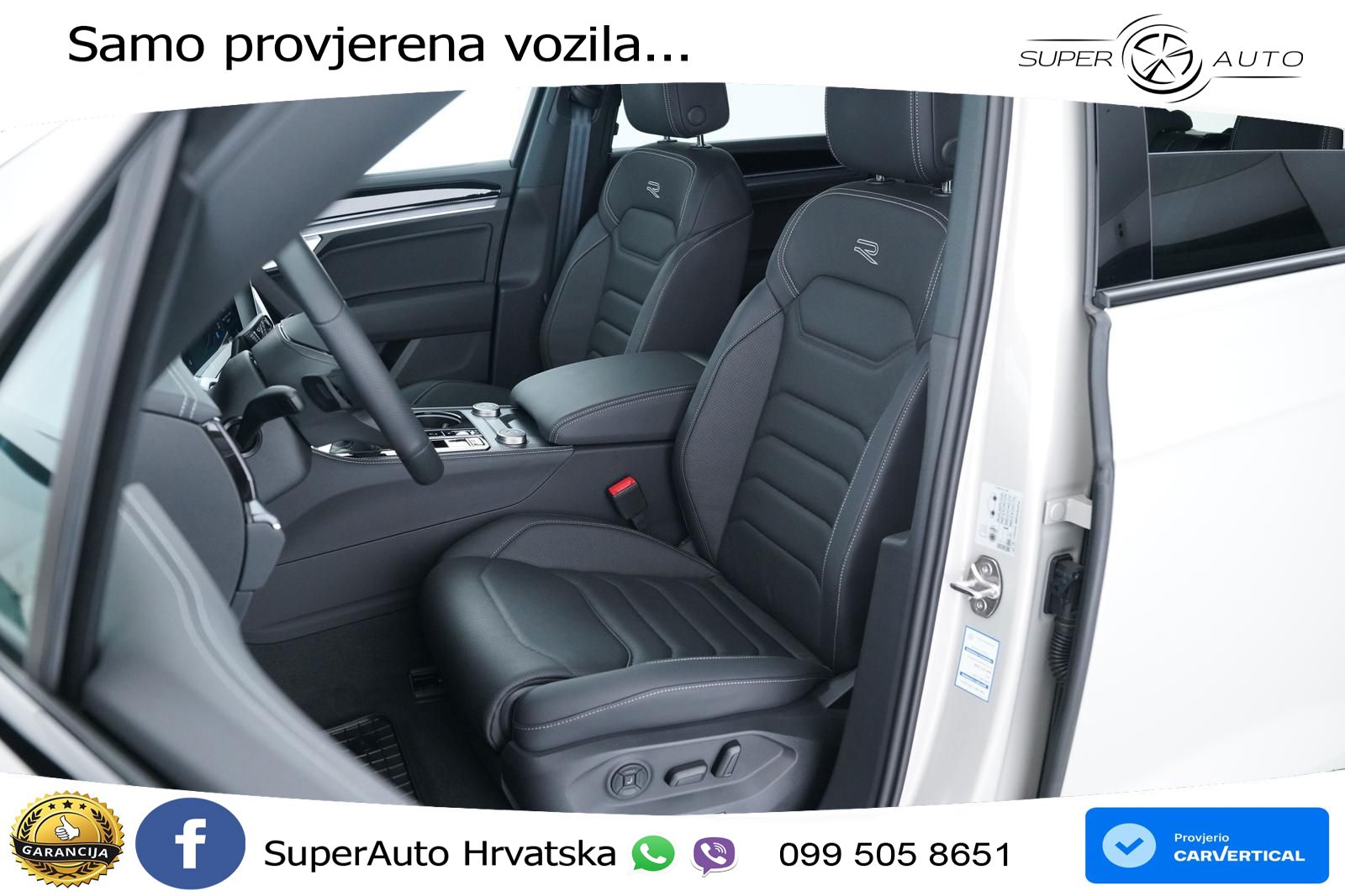 VW Touareg 3.0 TDI 4M Aut. R-Line 286 KS, ZRAČ+360+ACC+GR SJED+KEY+VIRT+LANE