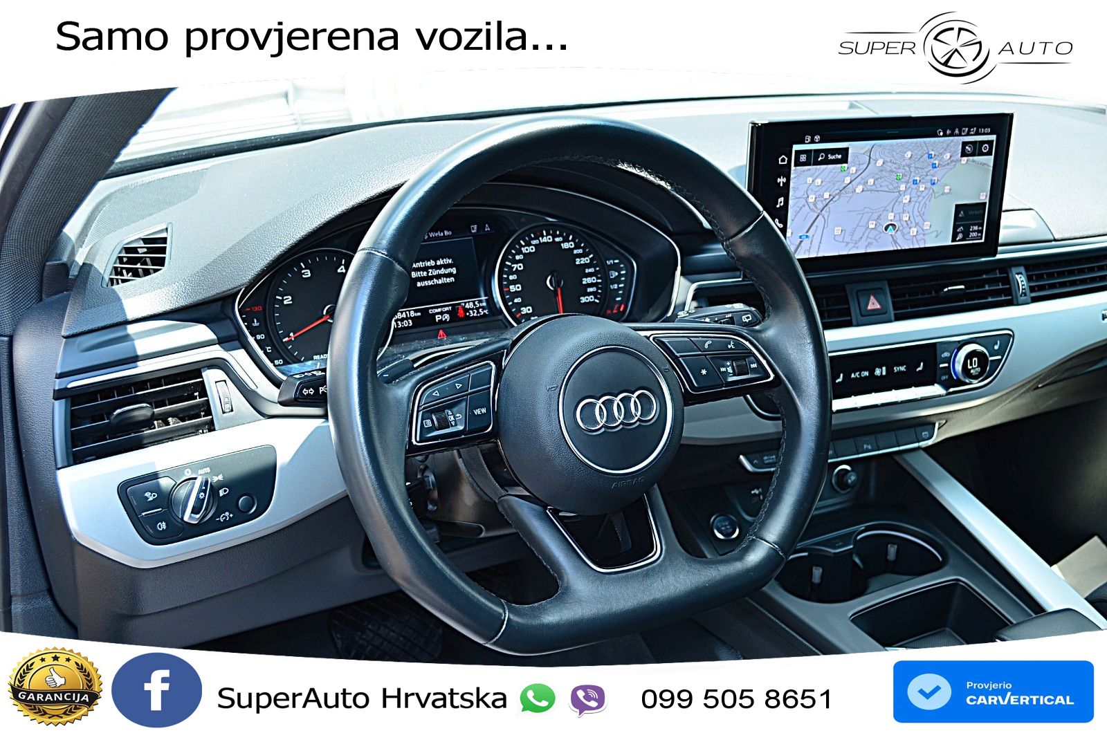 Audi A4 Avant 40 TDI quattro Aut. S line 204 KS, LED+KAM+GR SJED+PANO+NAVI
