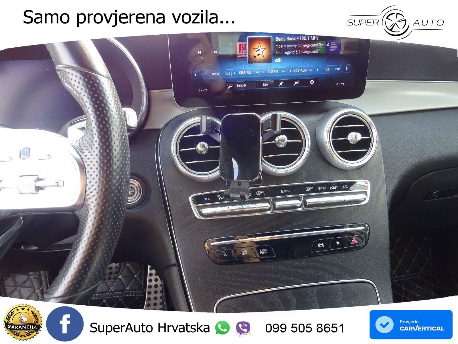 Mercedes GLC Coupe 220d 4Matic Aut. AMG Line 194 KS, LED+KAM+GR SJED+VIRT+ASIST