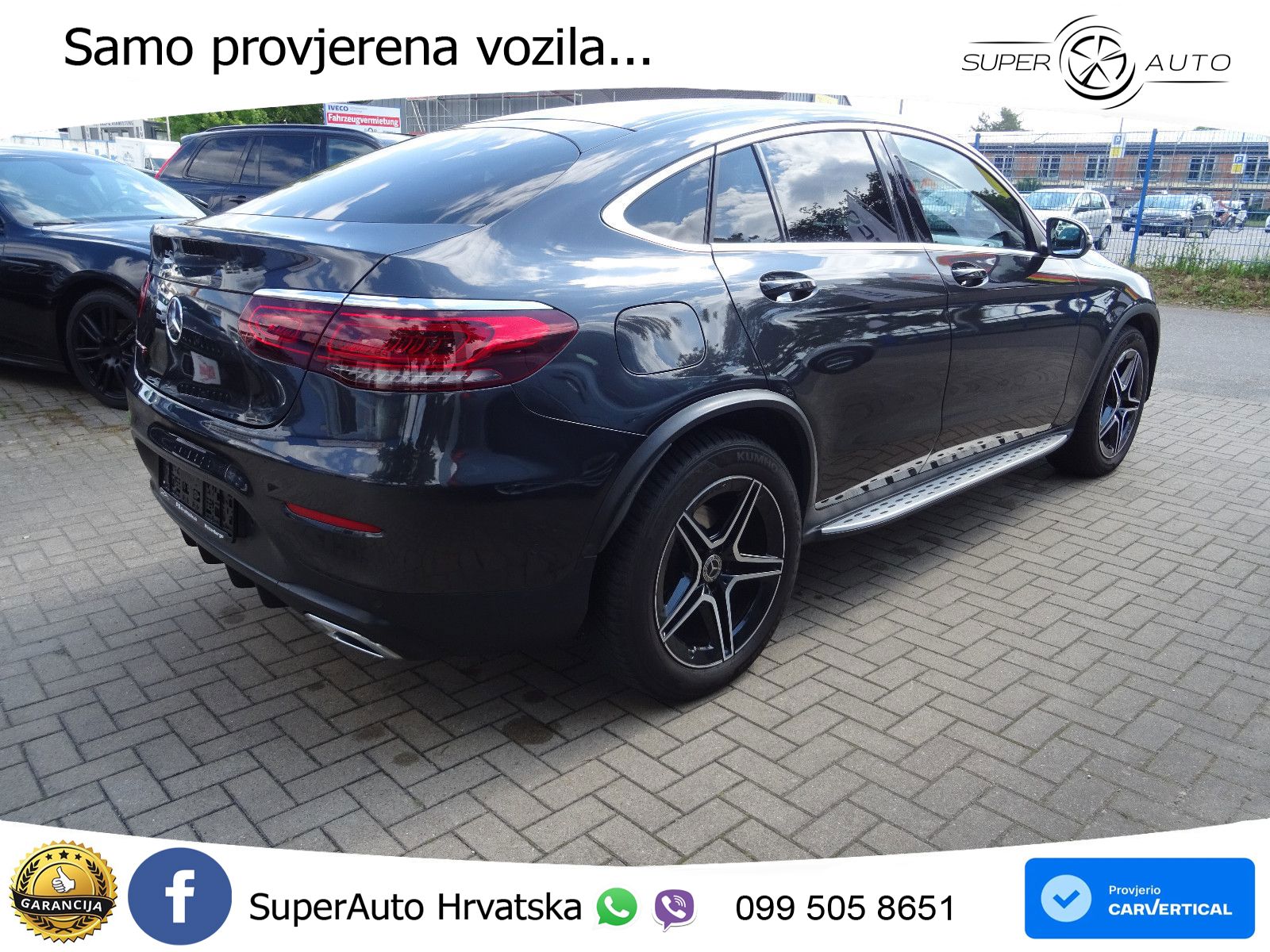 Mercedes GLC Coupe 220d 4Matic Aut. AMG Line 194 KS, LED+KAM+GR SJED+VIRT+ASIST