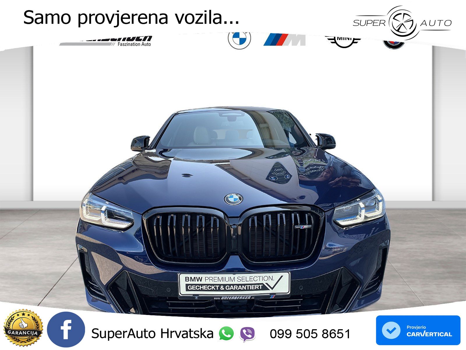 BMW X4 M40i xDrive Aut. 382 KS, LED+ACC+PANO+4xGR SJED+HEAD+360