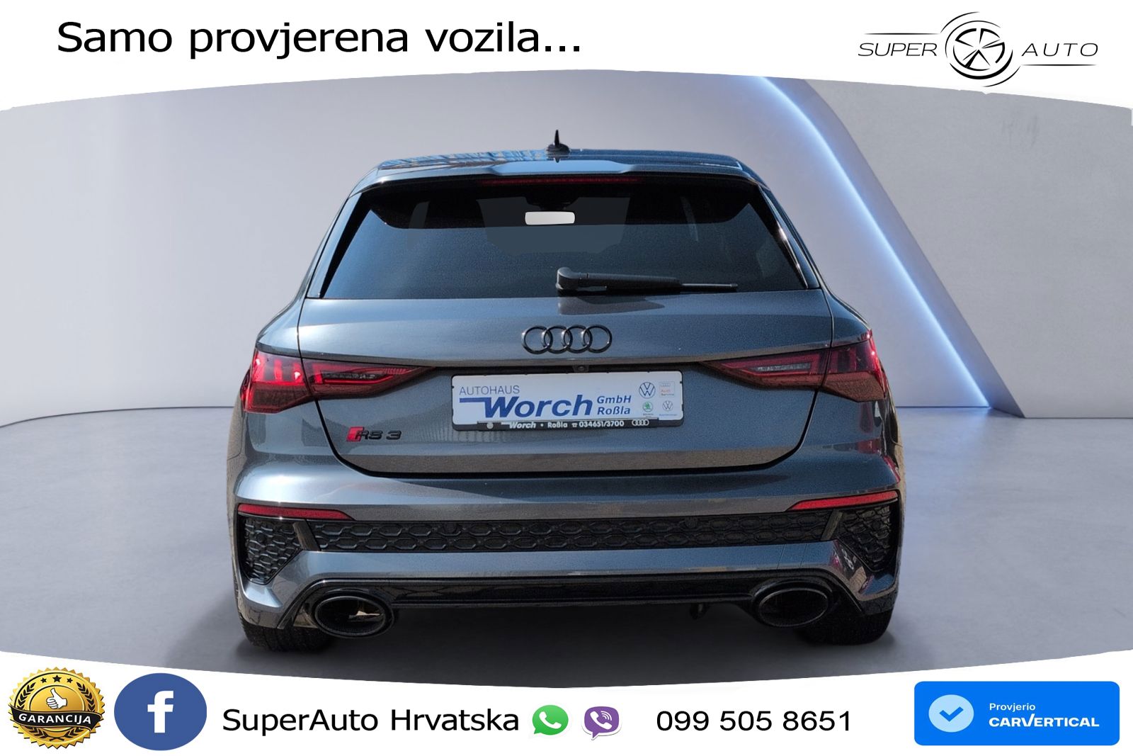 Audi RS3 SB 2.5 TFSI quattro S tronic 400 KS, ACC+KAM+GR SJED+PANO+VIRT+ASIST