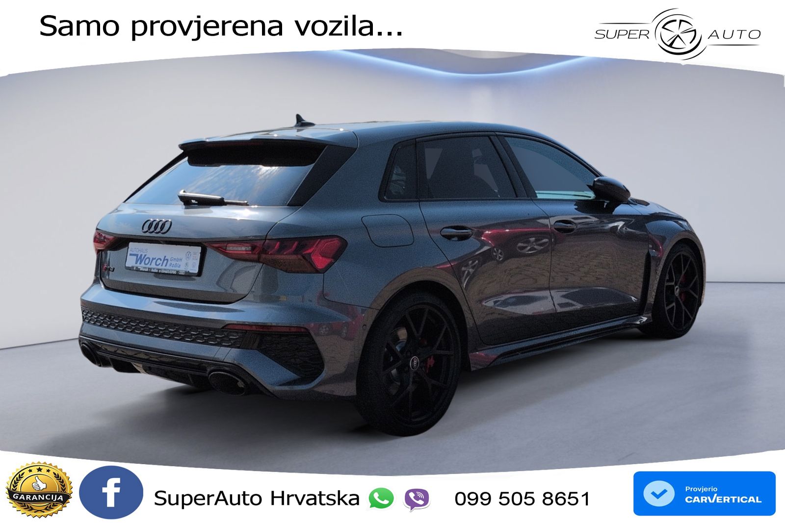 Audi RS3 SB 2.5 TFSI quattro S tronic 400 KS, ACC+KAM+GR SJED+PANO+VIRT+ASIST