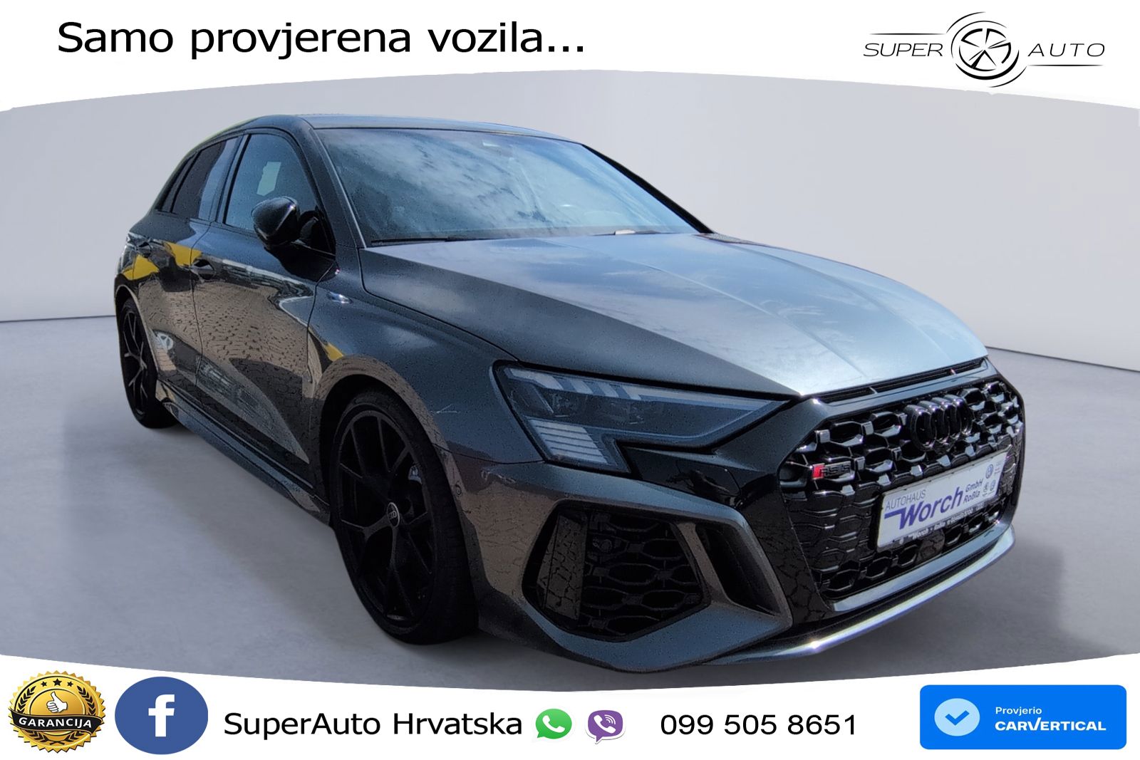 Audi RS3 SB 2.5 TFSI quattro S tronic 400 KS, ACC+KAM+GR SJED+PANO+VIRT+ASIST