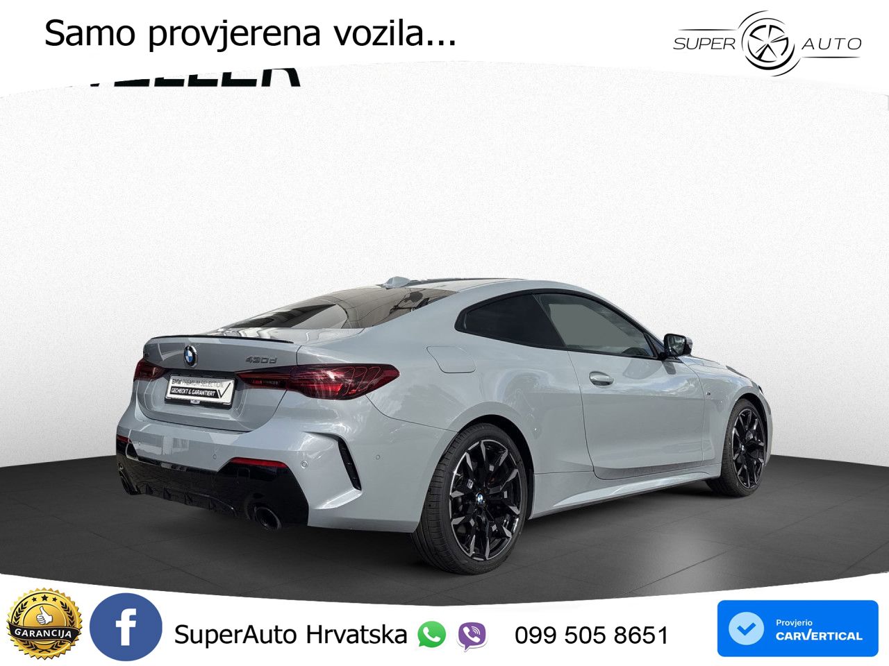 BMW 430d xDrive Steptronic M Sport 286 KS, PANO+360+KEY+GR SJED+HEAD+VIRT+LANE