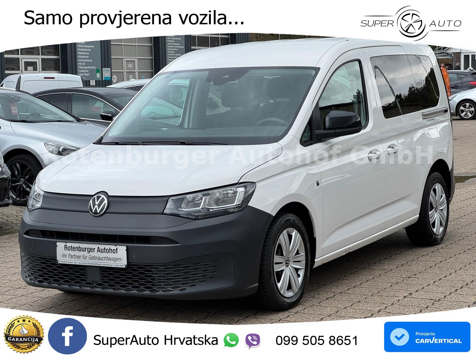 Volkswagen Caddy 2.0 TDI 75 KS, TEM+PARK+ASIST